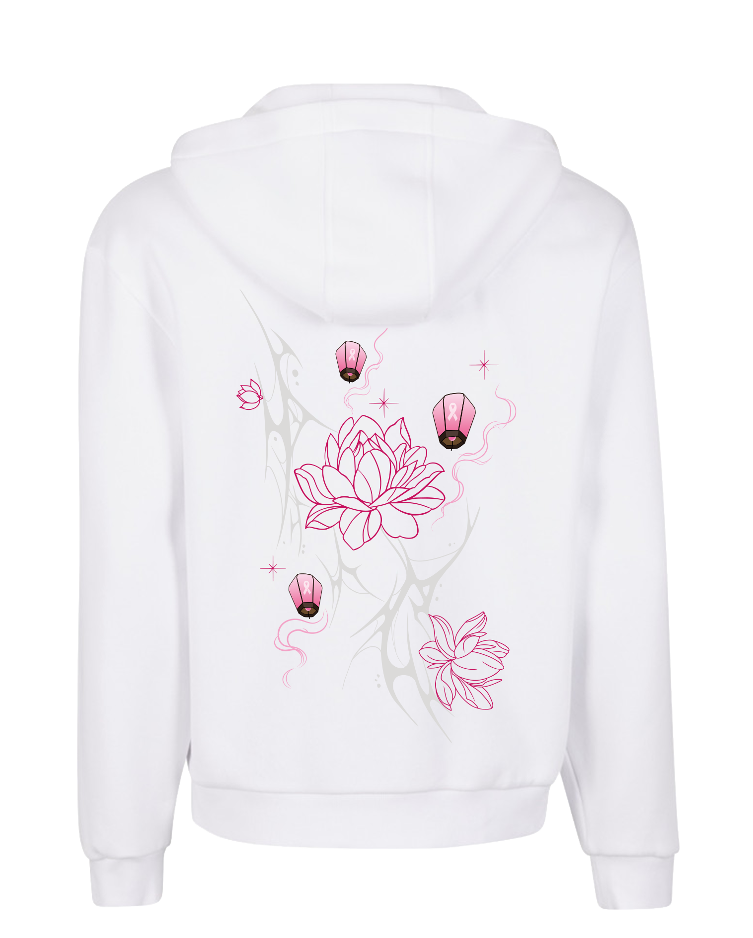 hoodie zip blanc dos v2