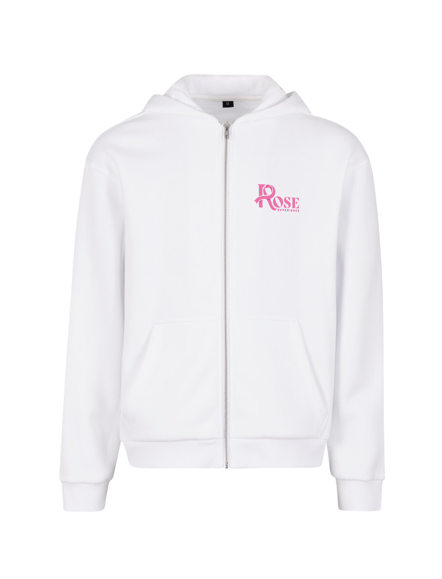 hoodie zip blanc face v2