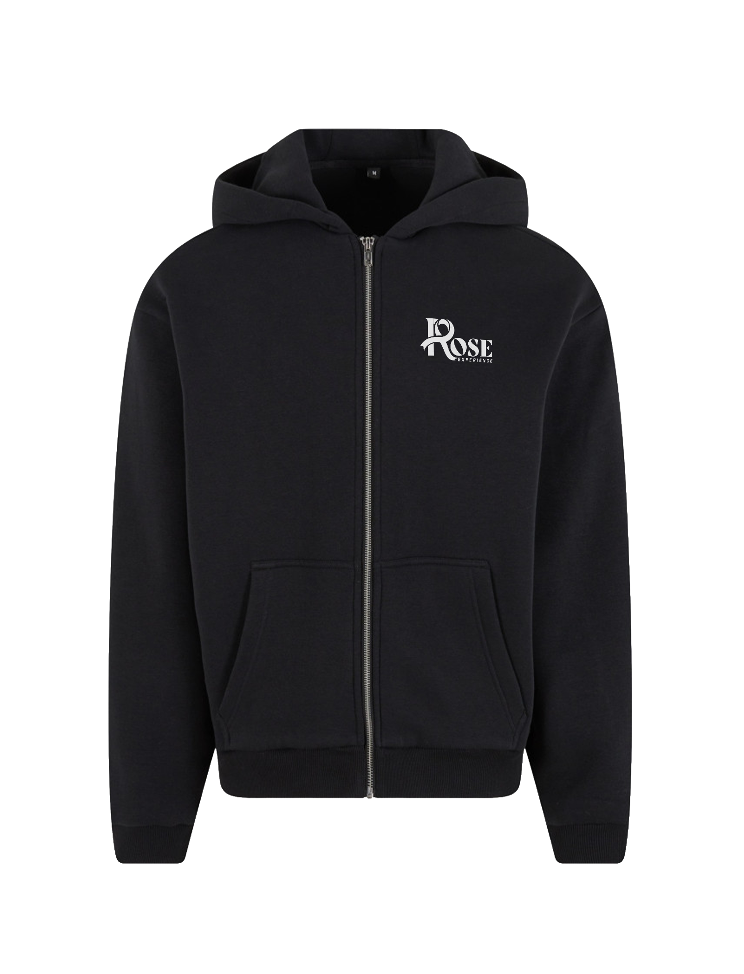hoodie zip noir face v2